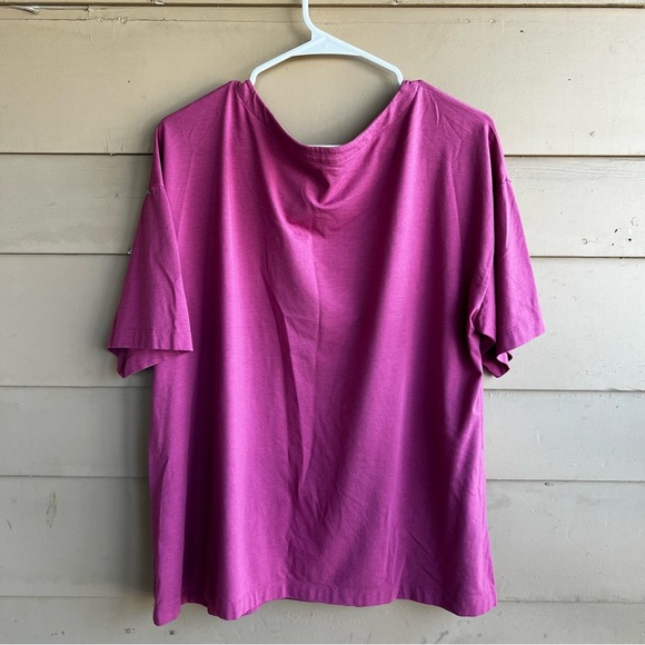 J. Jill Luxe Supima Cotton Elbow Sleeve Tee - Size XL - Modest Casual Minimalist - Picture 4 of 4